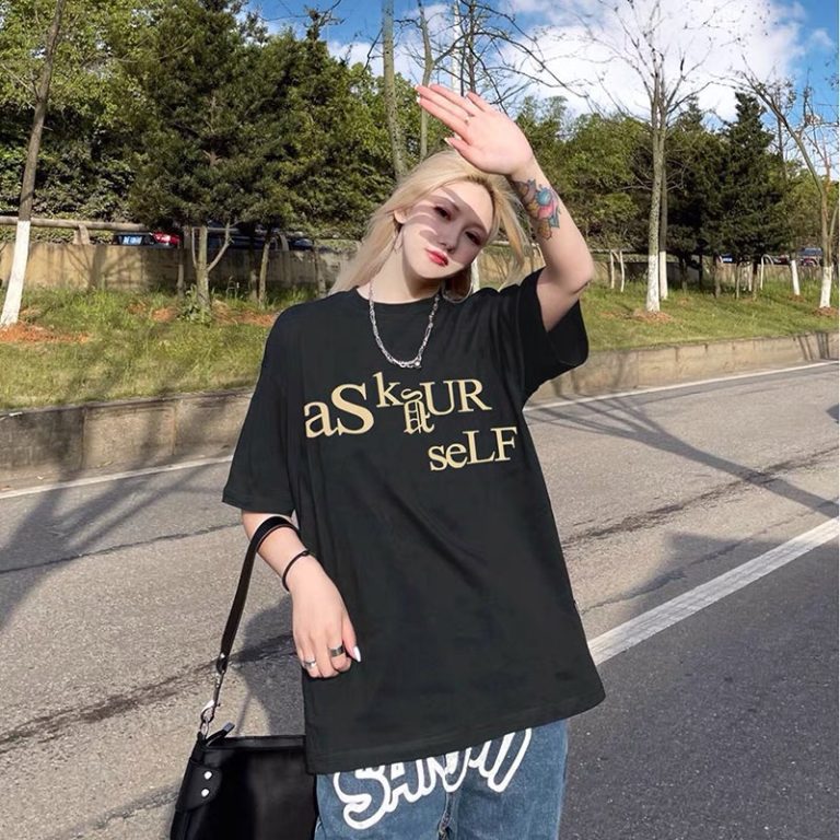 Oversized Logo Custom T-Shirts