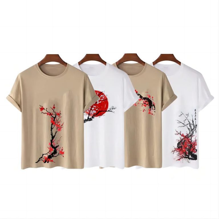 Chinese Style Printed T-Shirt