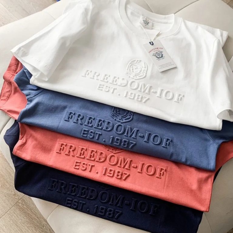 Cotton T-Shirt Custom Supima | Unique 3D Design