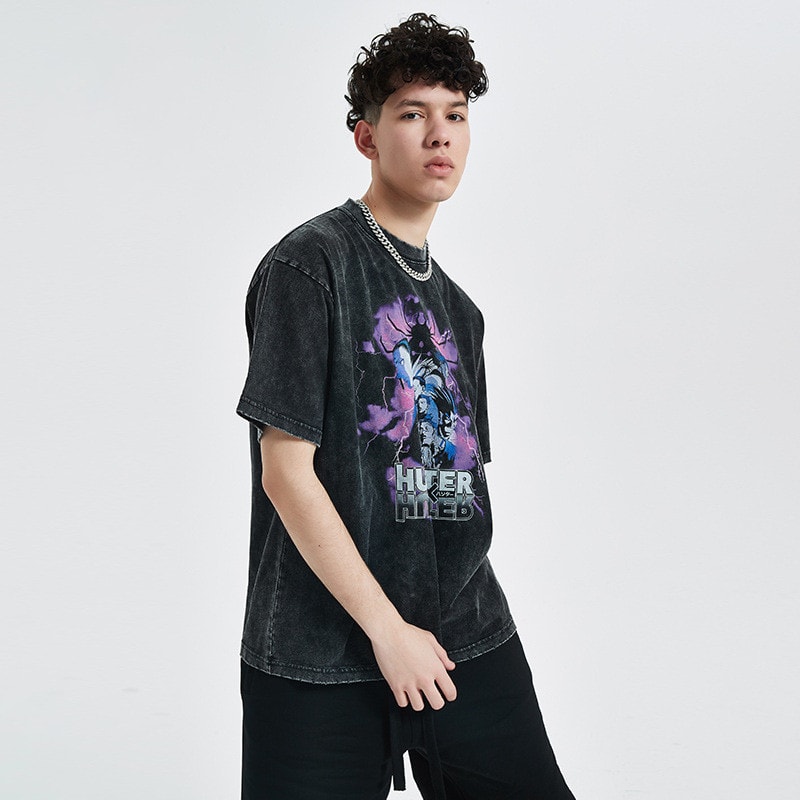 Custom high street print wash water for men graphic T-shirts. | Best ...