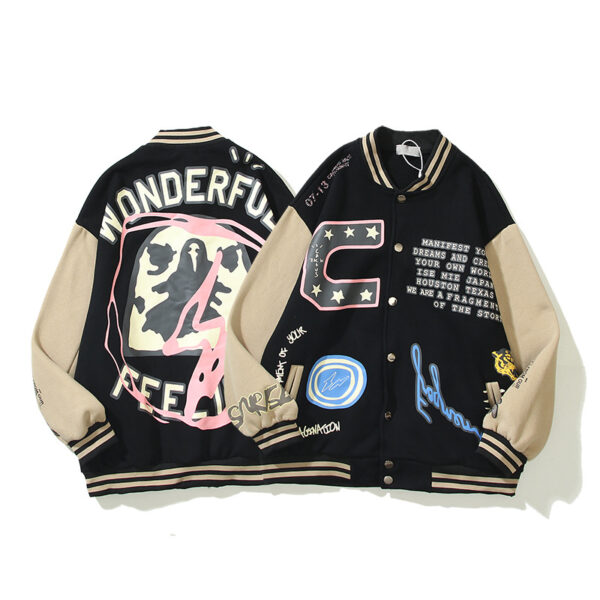 fashionable Oversize baseball jacket