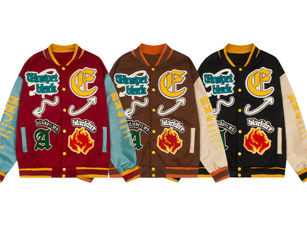 Embroidery Cotton baseball jacket