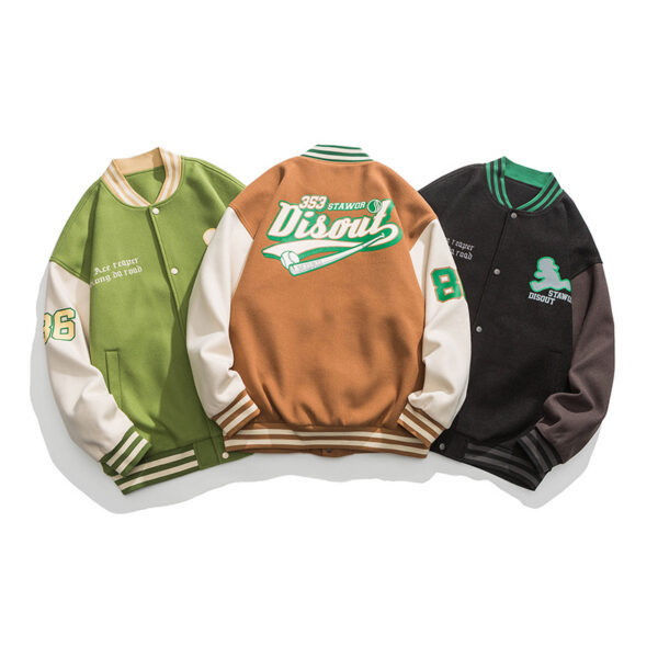 Oversize Cotton baseball jacket