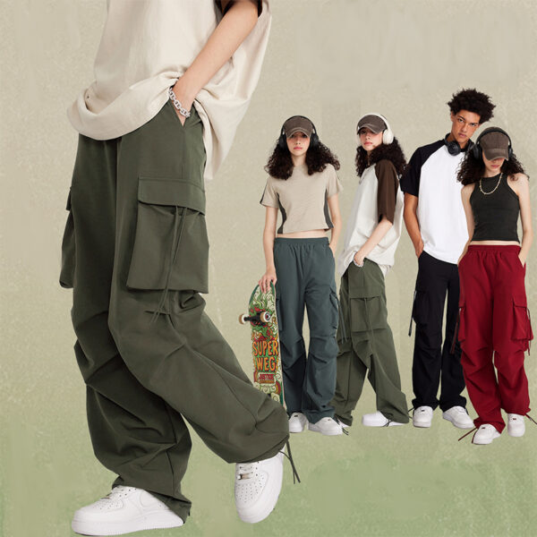 Loose Graphic Plain colour pants