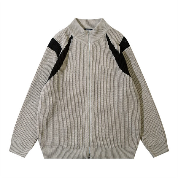 fashionable men's knitted jacket