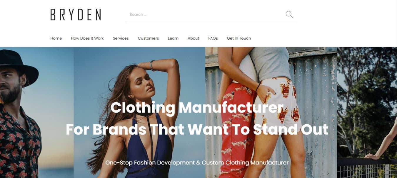 clothing manufacturers for startups