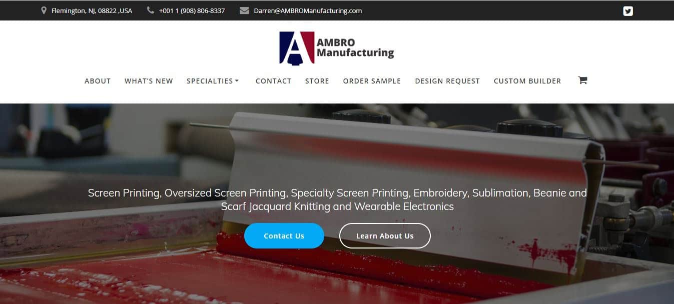 t shirt manufacturer usa