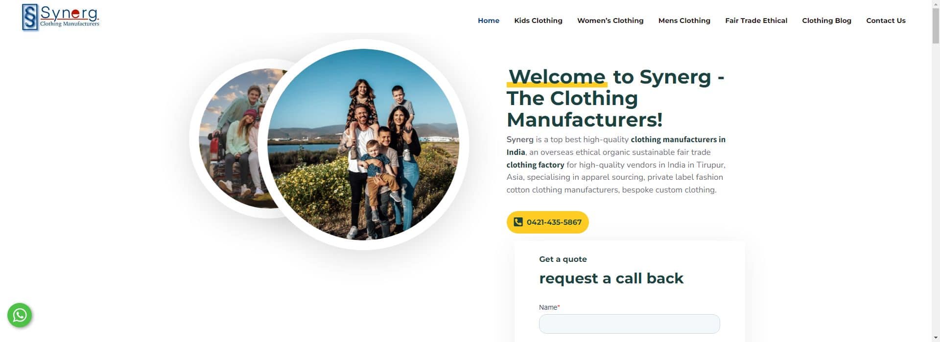 clothing manufacturer