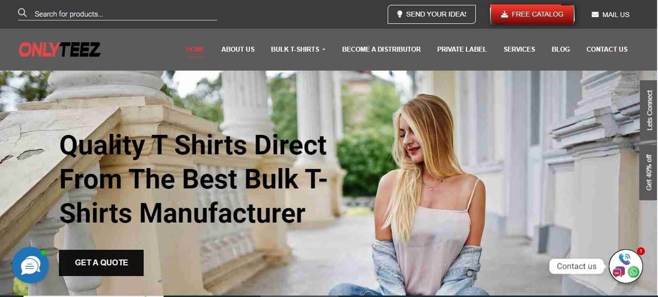 t shirt manufacturer usa