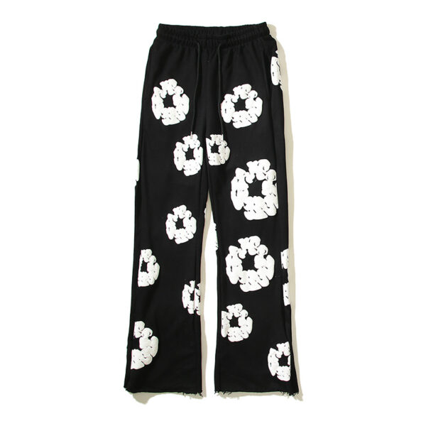 puff print streetwear Graphic pants