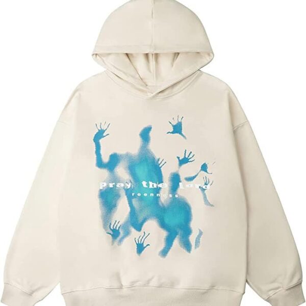 paint hip hop Graphic Loose hoodies