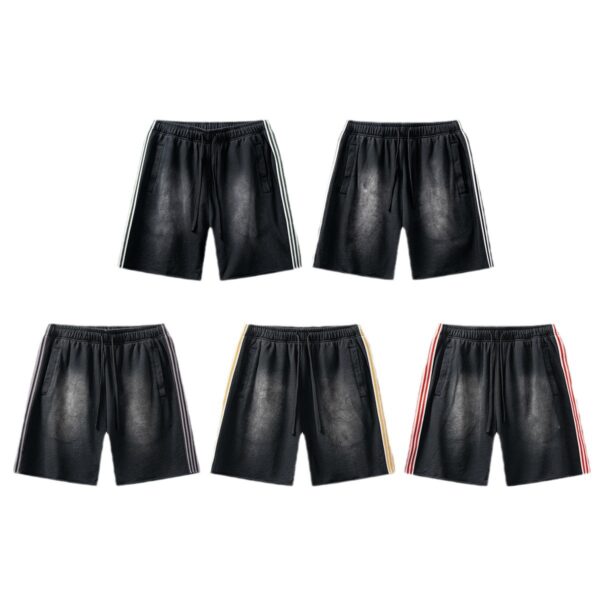 Casual straight-leg Loose shorts