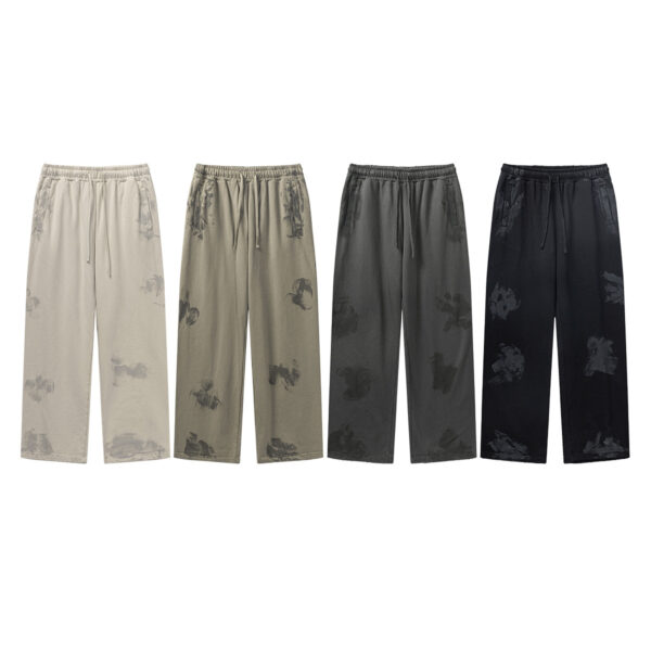 Casual straight-leg Loose pants