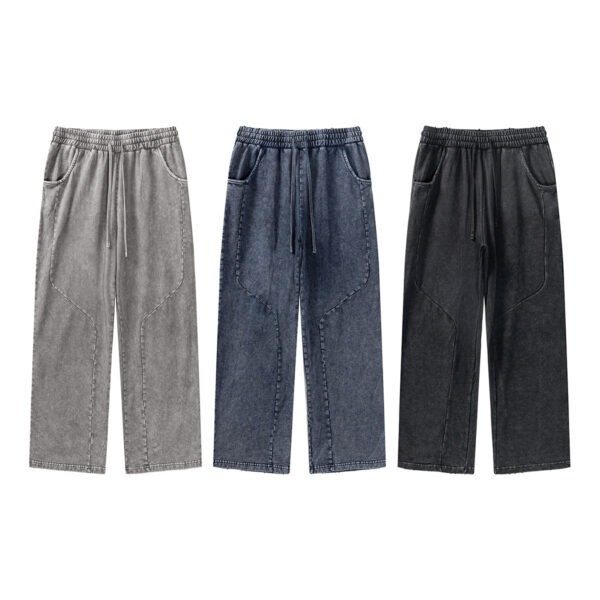 Loose Plain colour Plus size pants