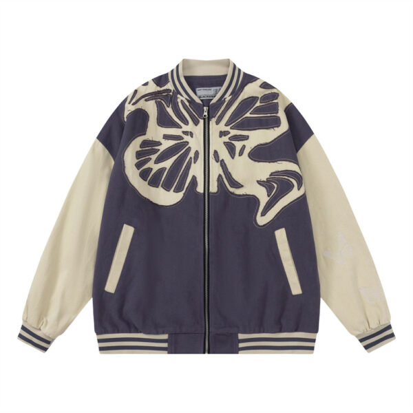 Applique streetwear fashionable jacket