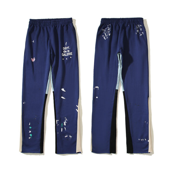 Loose painting streetwear pants