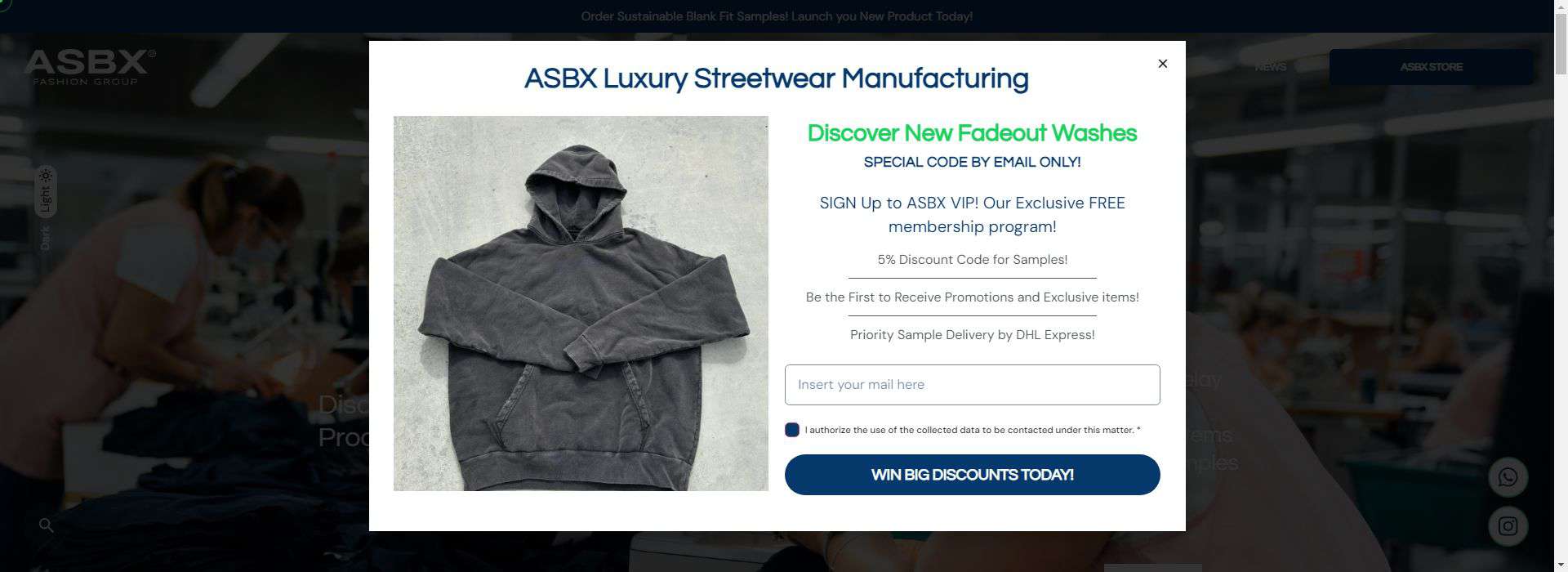 ASBX-manufacture clothes