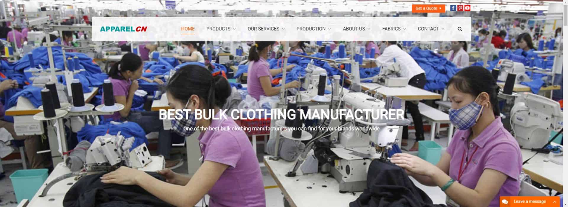 Apparelcn-best manufacturers for clothing