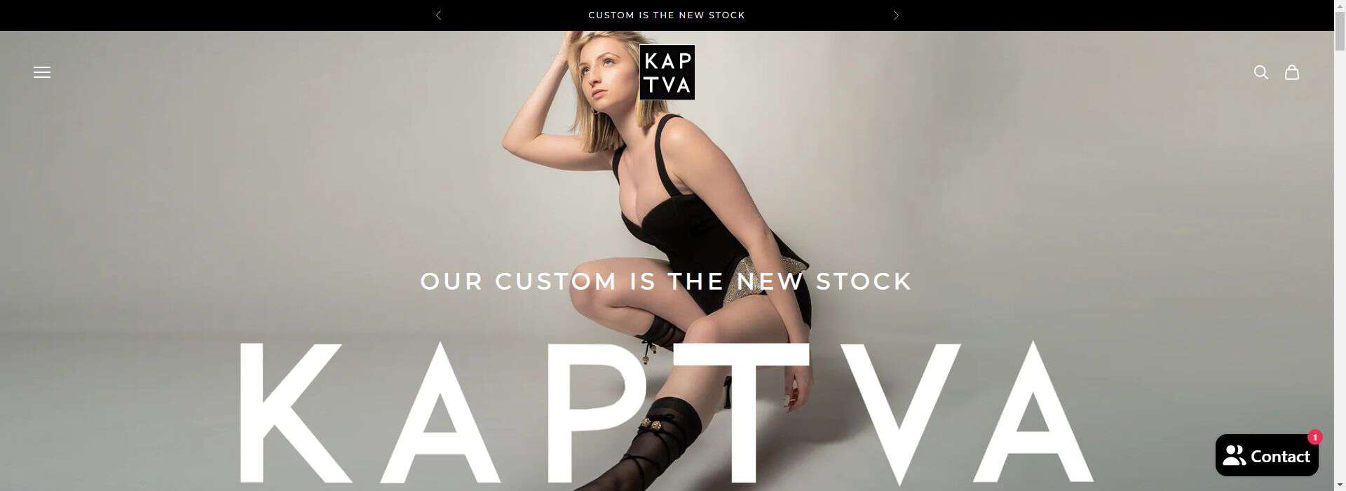 KAPTVA's homepage-wholesale custom clothing manufacturers
