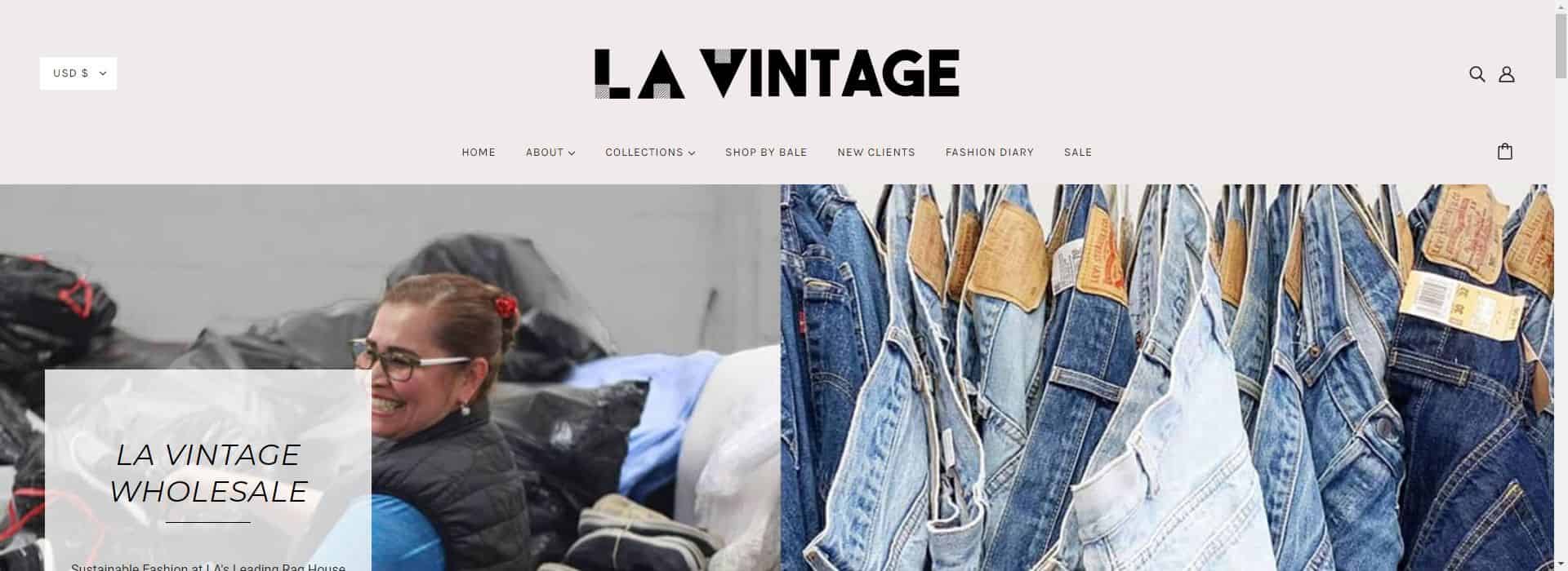 LA Vintage-wholesale clothing manufacturers