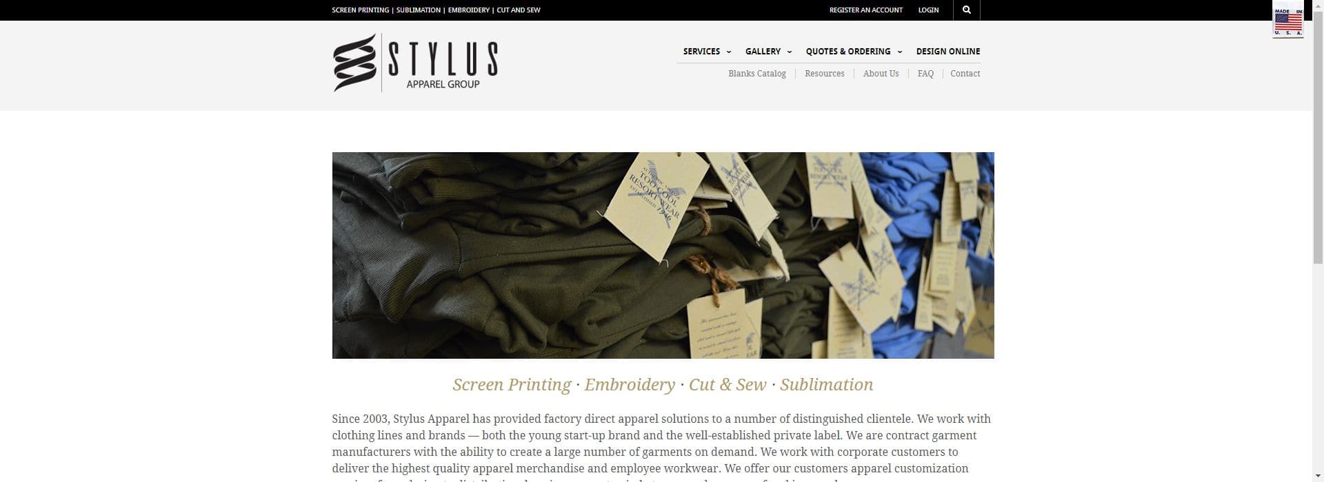 garment manufacturers in usa