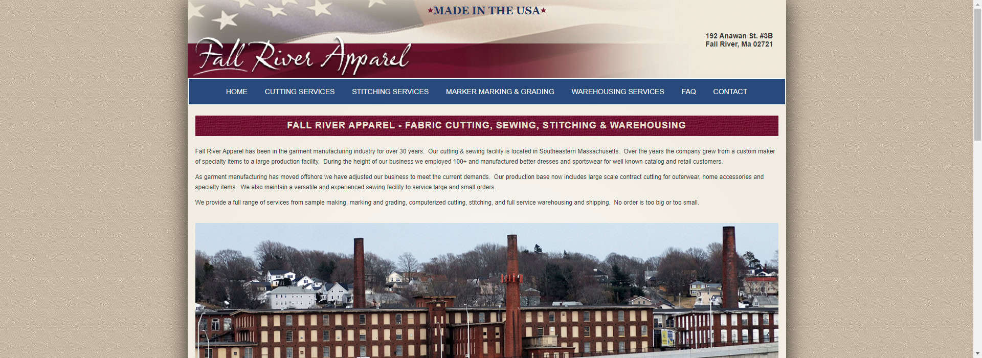 Fall River Apparel-manufacture for clothes