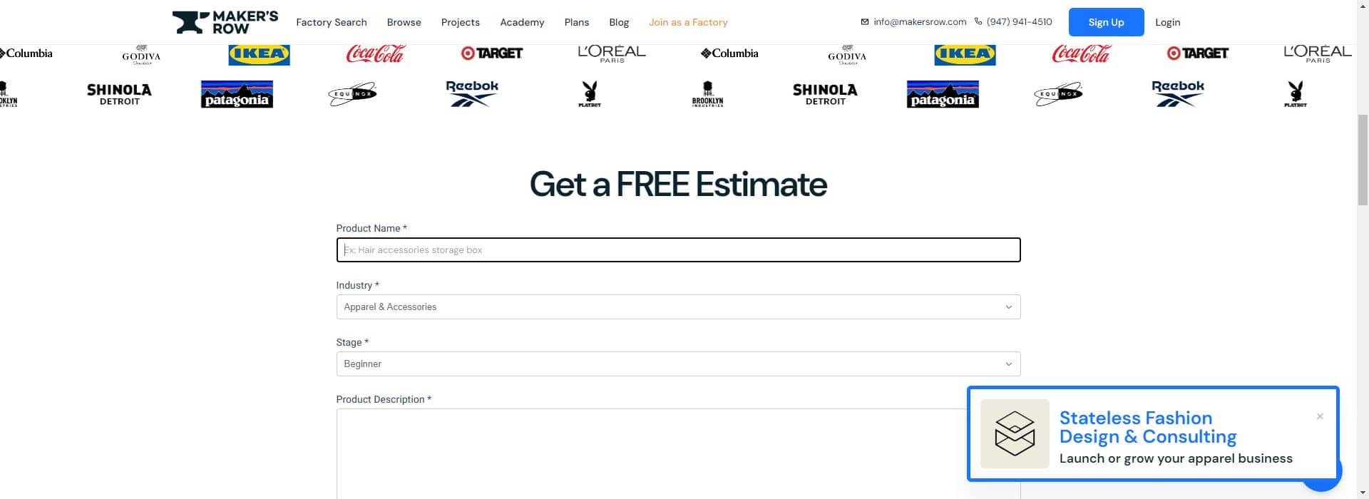 Makers Row-wholesale clothing manufacturers