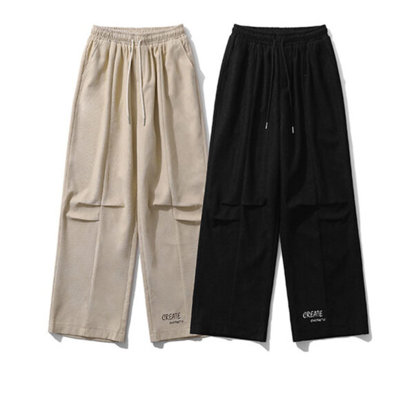 Embroidery Casual Cotton pants