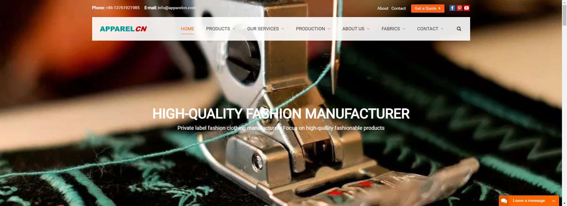 Apparel CN-clothing manufacturers