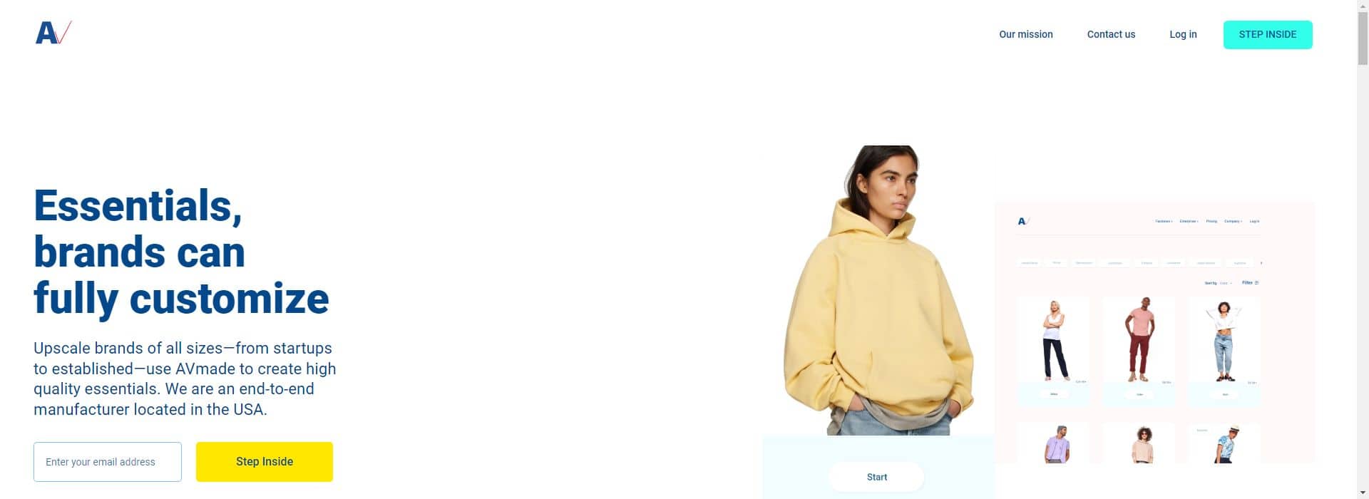 AVmade-clothing apparel manufacturers