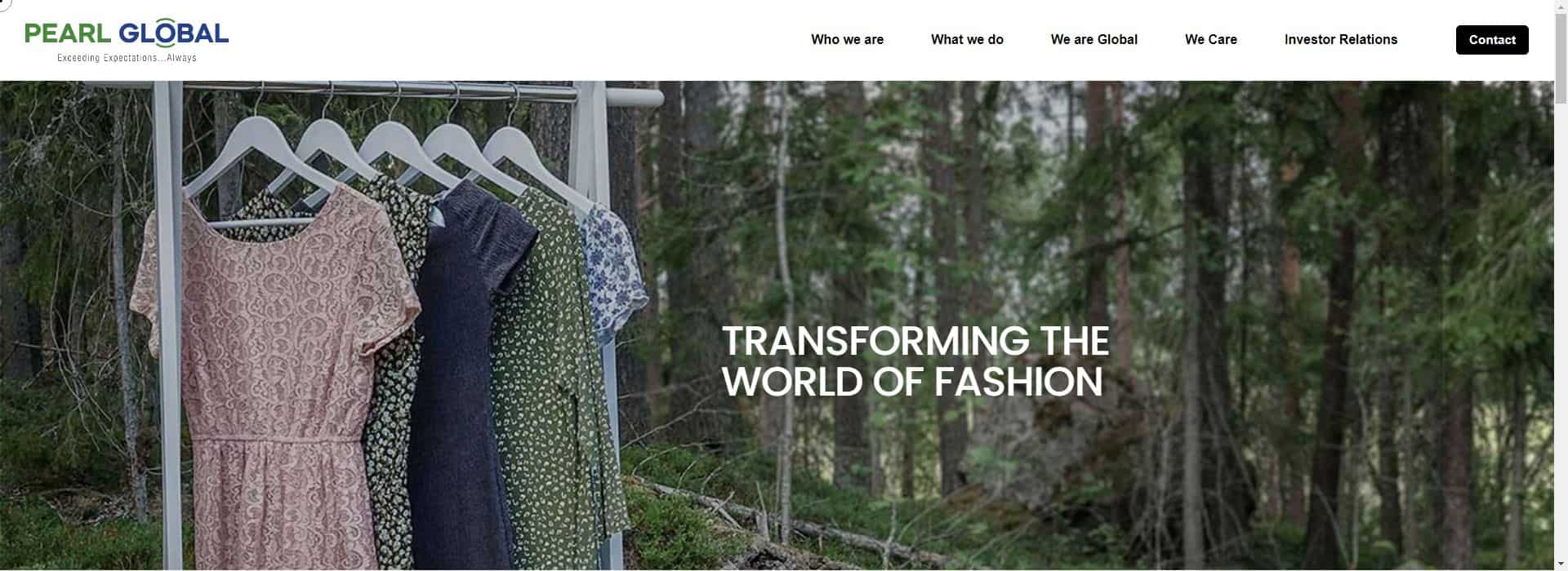 Pearl Global-best custom clothing manufacturers