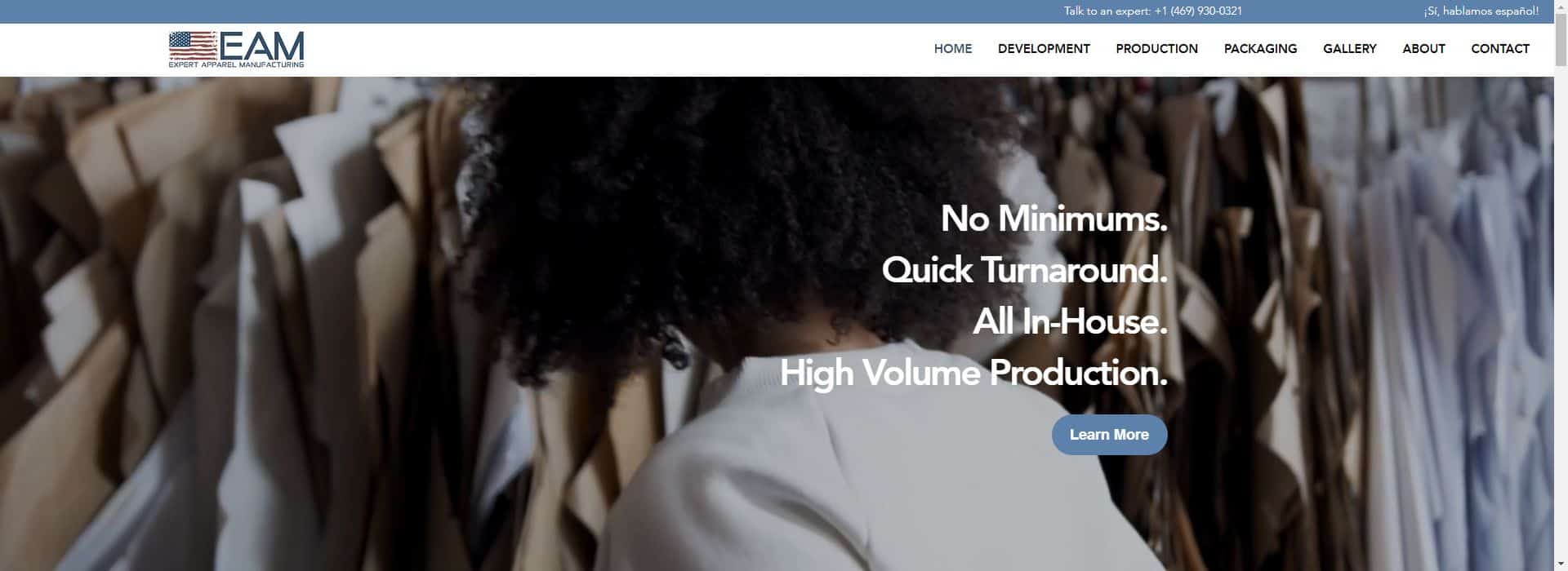 EAM Texas-apparel supplier