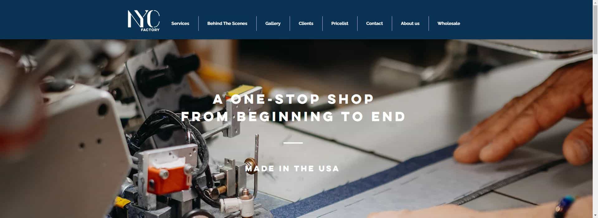 NYC Factory-factory clothing