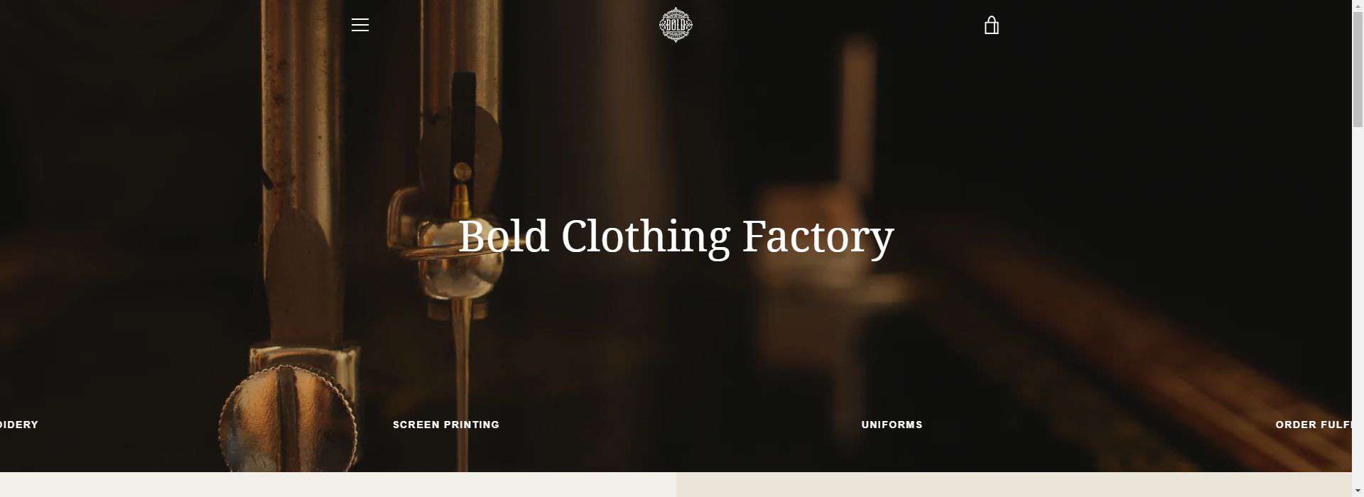 Bold Clothing Factory-factory outlet clothing