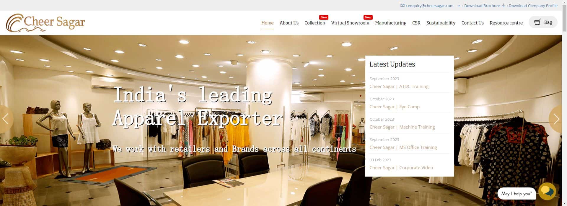 Cheer Sagar-best custom clothing manufacturers