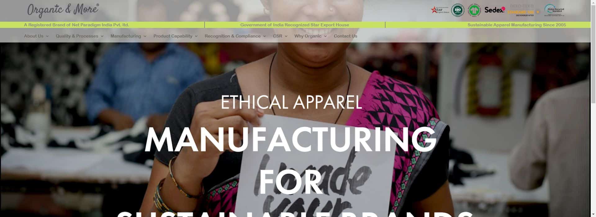 Organic & More-clothes factory outlet
