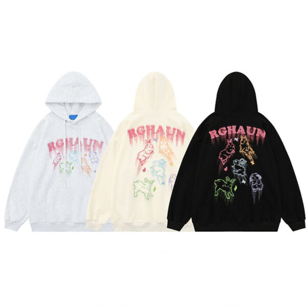 Gradation Graphic Casual hoodies