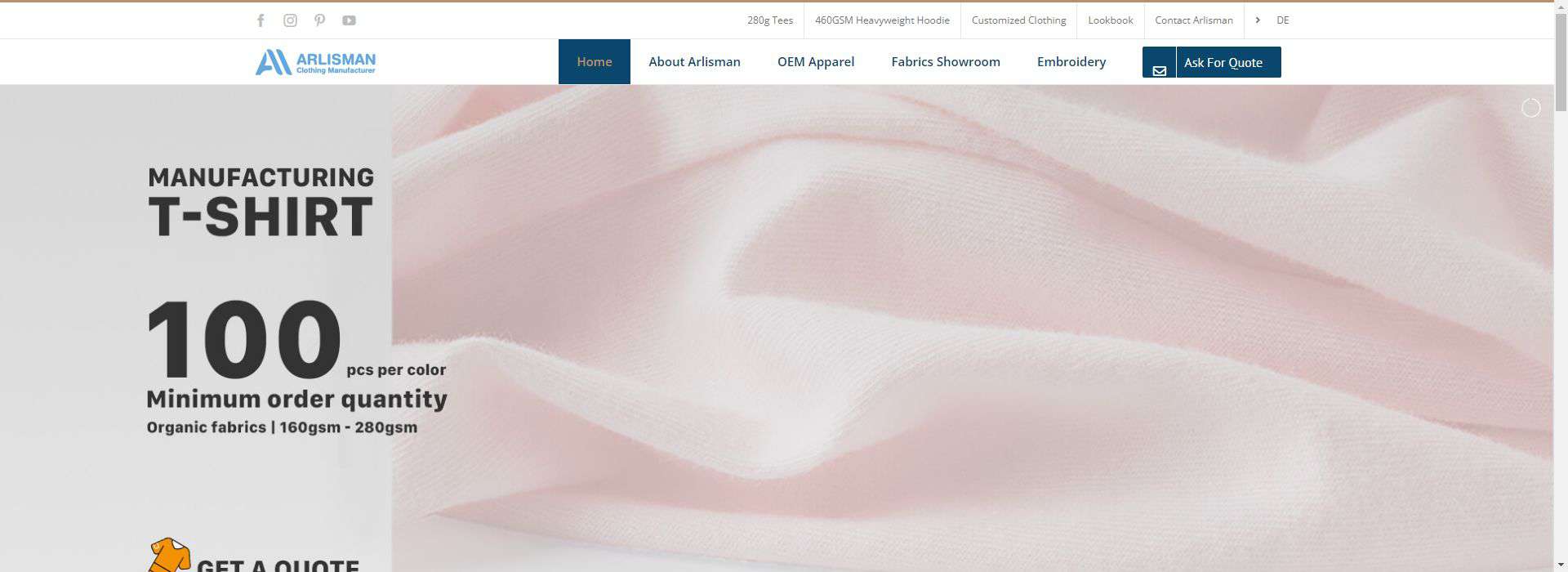 Arlisman-clothing apparel manufacturers