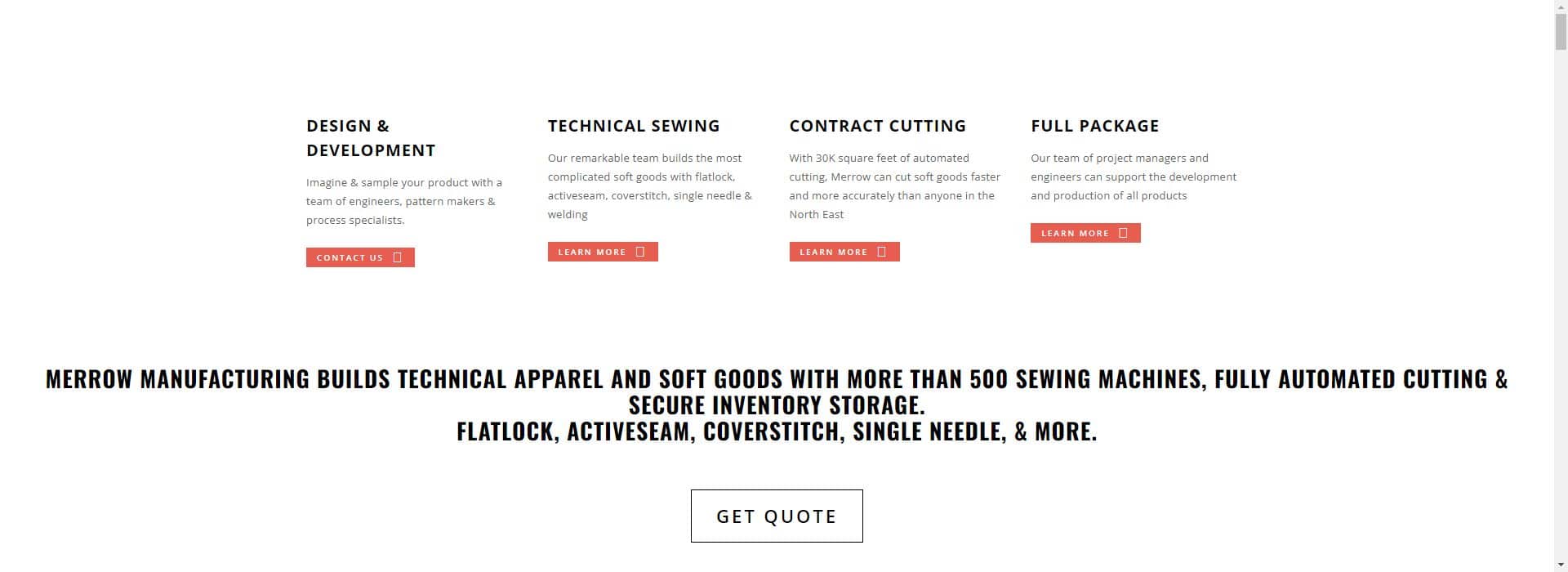 Merrow Manufacturing-american made clothing manufacturers