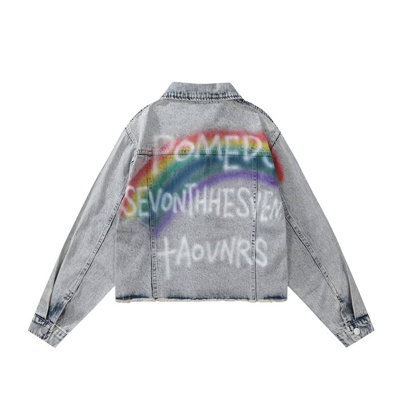 High quality Acid Wash Casual denim jacket | Best Custom Streetwear ...