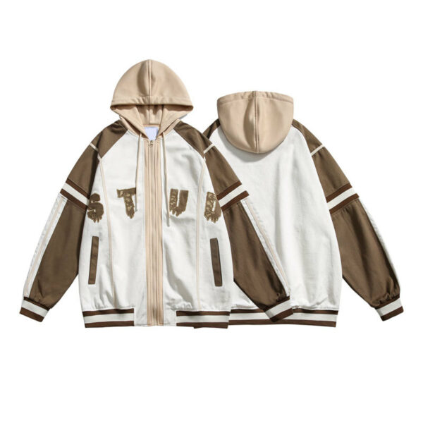 Original Applique Embroidery baseball jacket