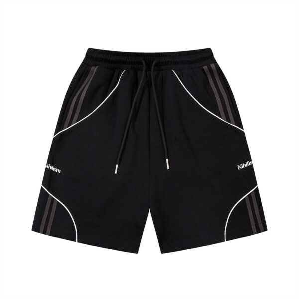 Embroidery straight-leg Sport shorts