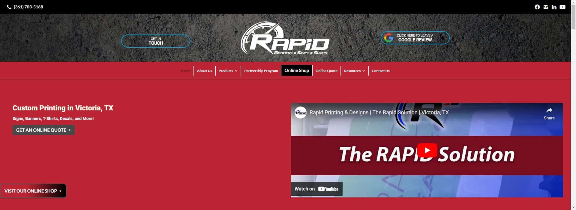 Rapid Printing & Designs-printing company for shirts