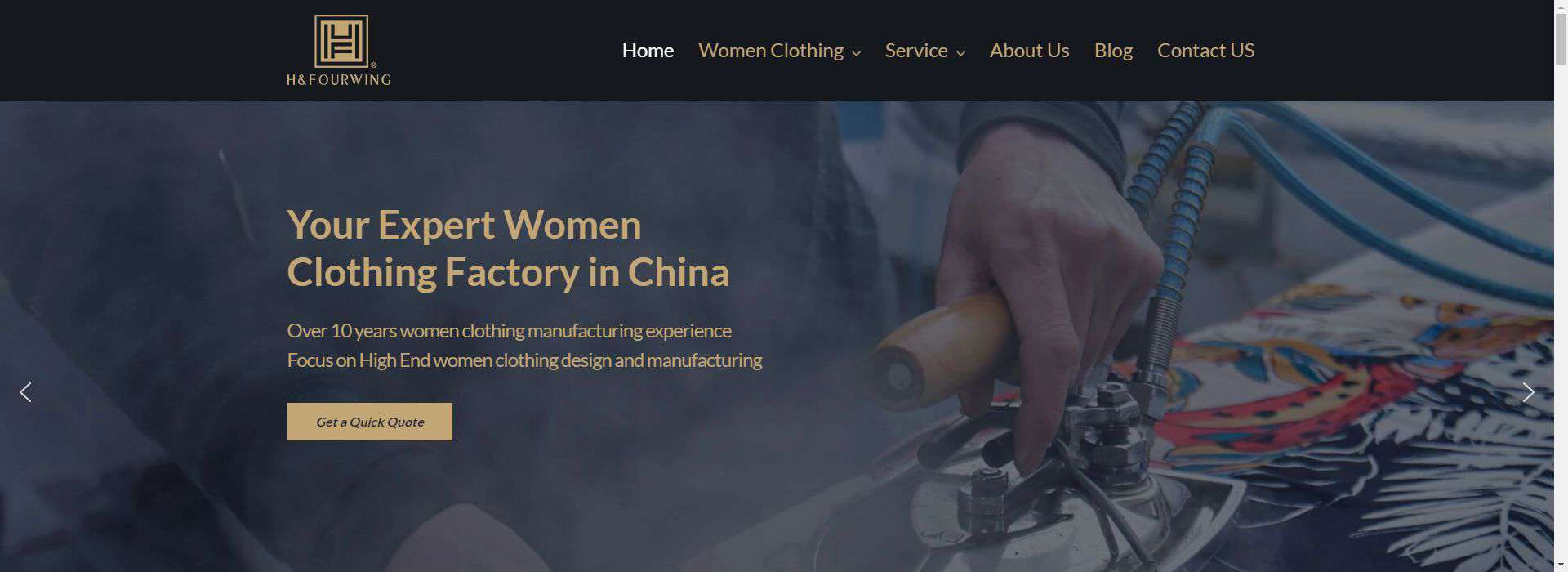 H Four Wing-cut and sew clothing manufacturers