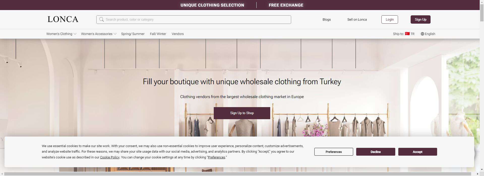 Lonca-best clothing vendors for boutiques
