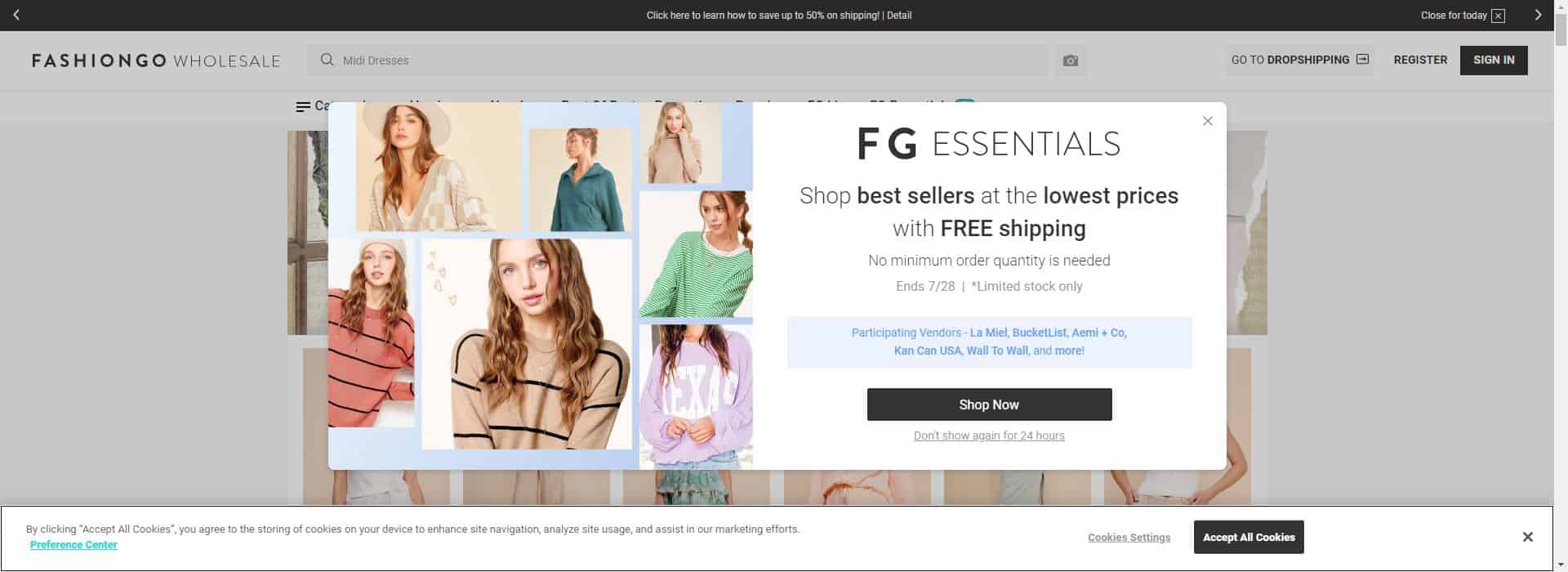 FashionGo-best clothing vendors