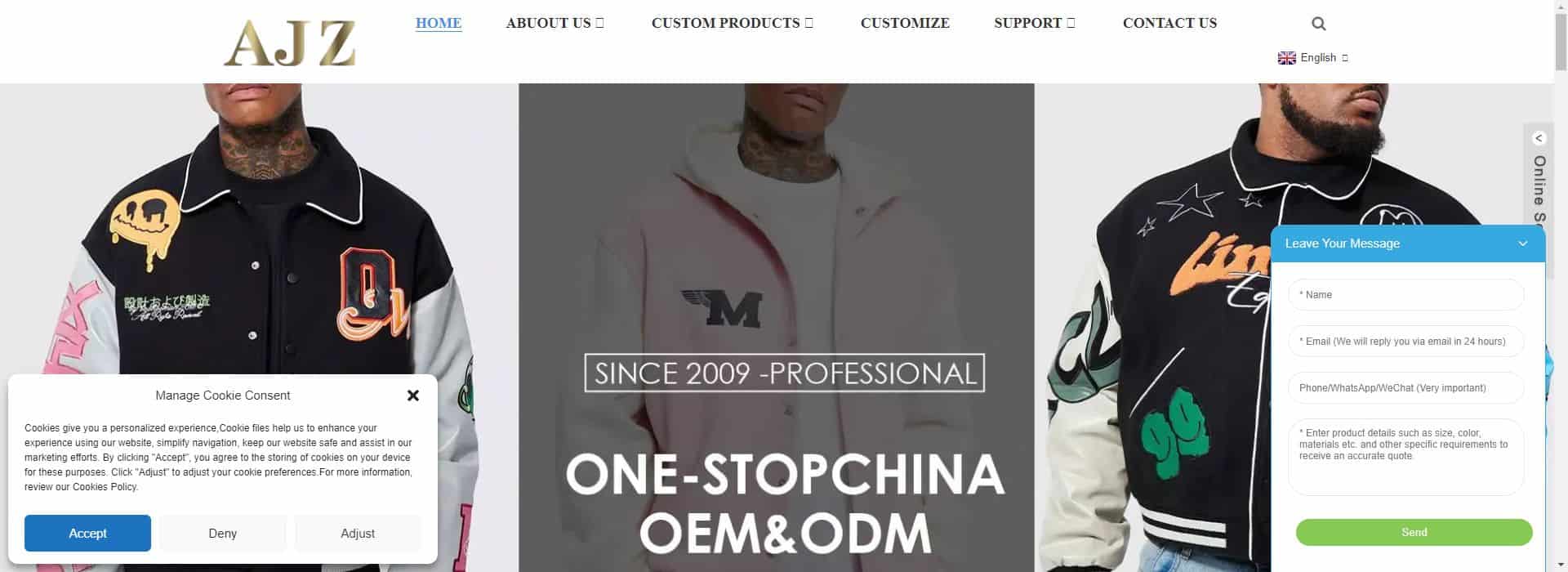 AJZ Clothing-t shirt clothing manufacturers