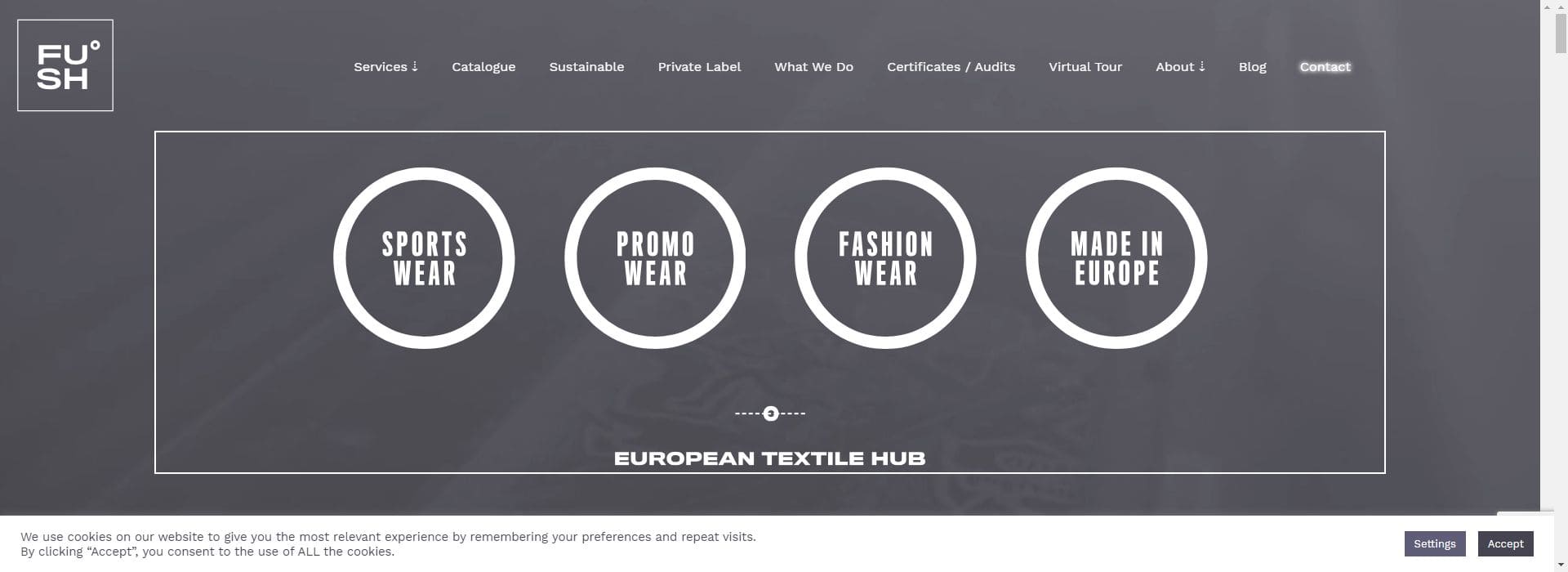 FUSH˚-manufactures for clothes