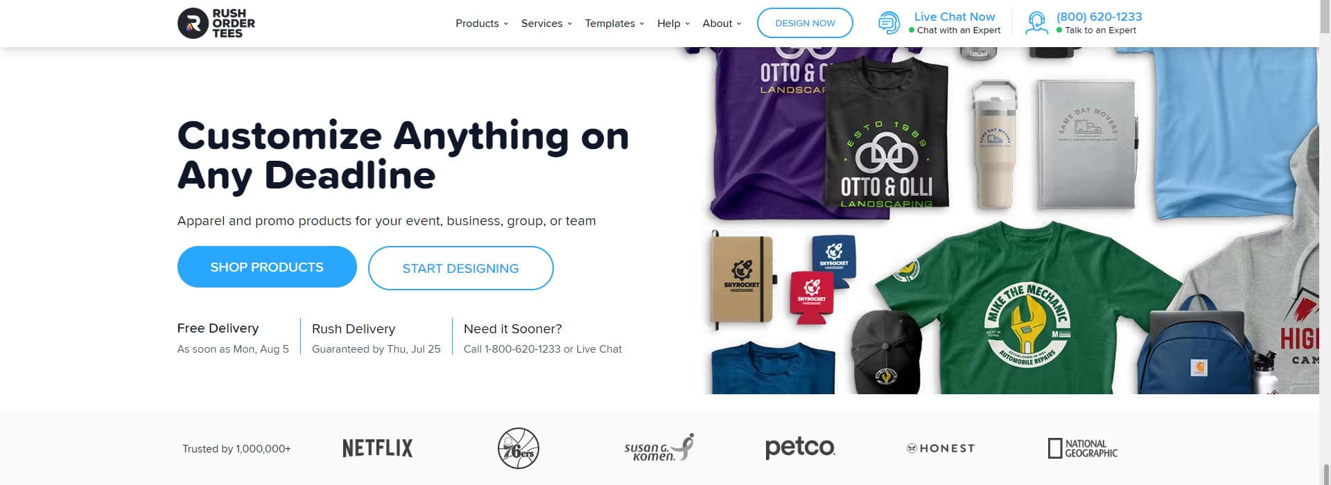 RushOrderTees-tee shirt printing company