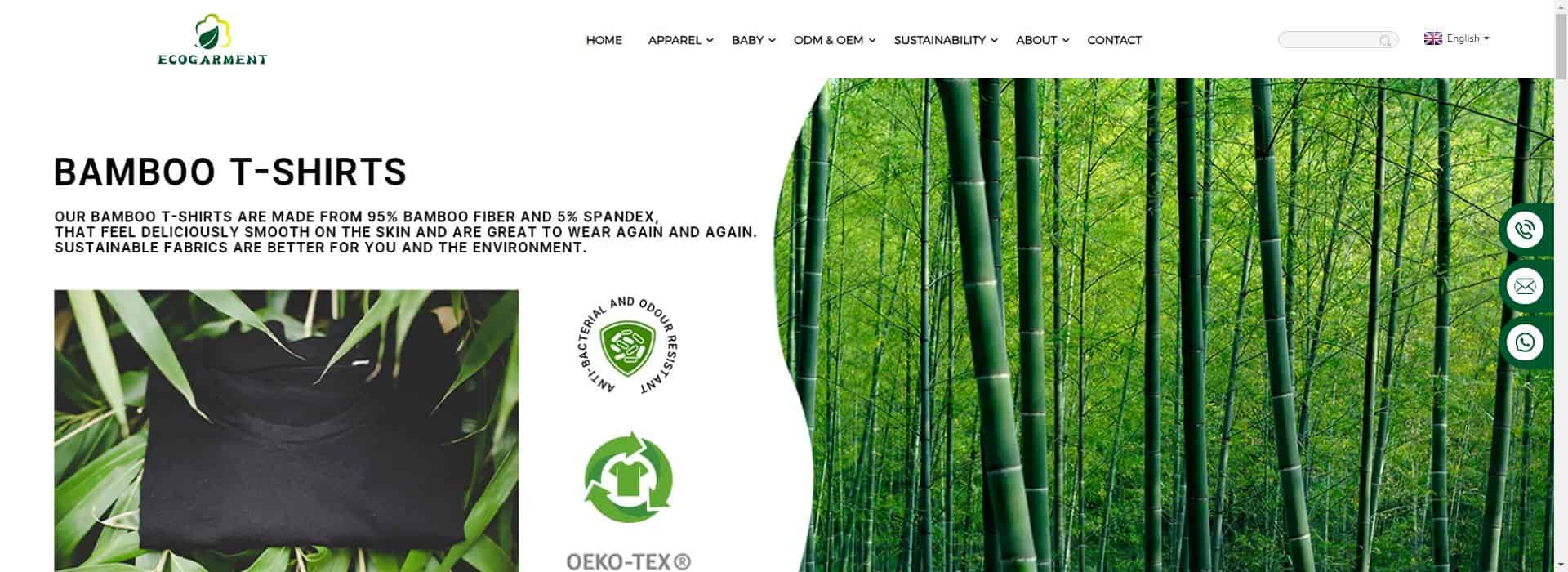 Ecogarments-t shirt manufacturer in China